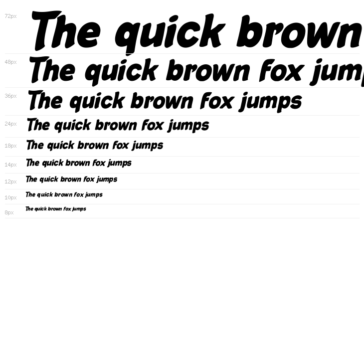 Christopher Done Italic Waterfall