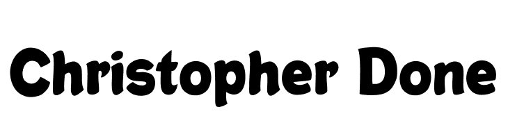 Christopher Done Font