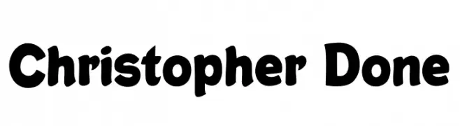 Christopher Done  Frei Schriftart Herunterladen