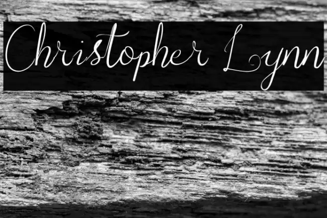 Christopher Lynn Font examples