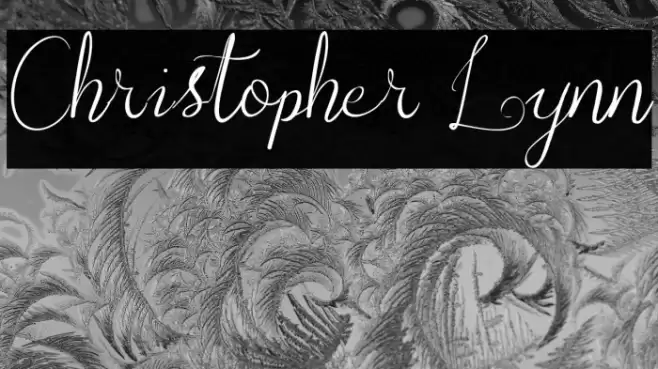Christopher Lynn Font examples