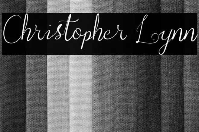 Christopher Lynn Font examples