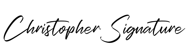 Christopher Signature  Frei Schriftart Herunterladen