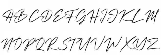 Christopher Signature Fonte MAIÚSCULAS