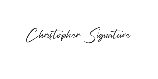 Christopher Signature Logo