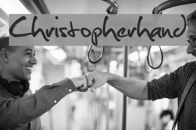 Christopherhand フォント examples
