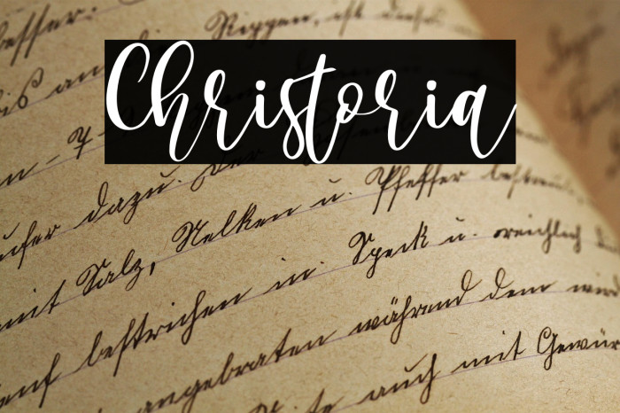 Christoria Example 1