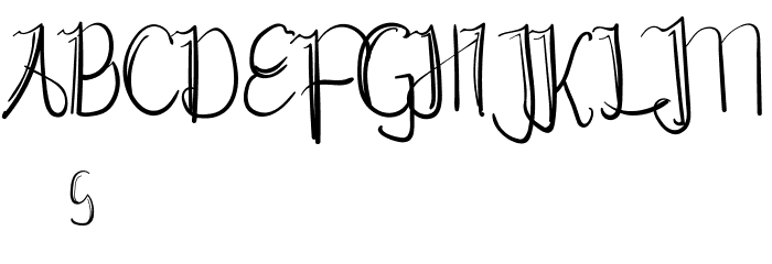 Chrisyard Script Font OTHER CHARS