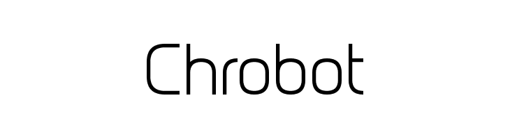 Chrobot  Скачать бесплатные шрифты