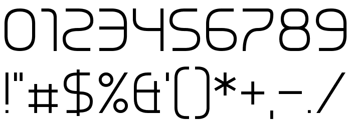 Chrobot Font OTHER CHARS