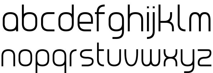 Chrobot Font LOWERCASE