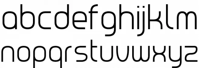 Chrobot फ़ॉन्ट लोअरकेस