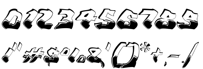Chroma Ghost Regular Font OTHER CHARS