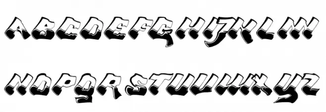 Chroma Ghost Regular Schriftart Groß