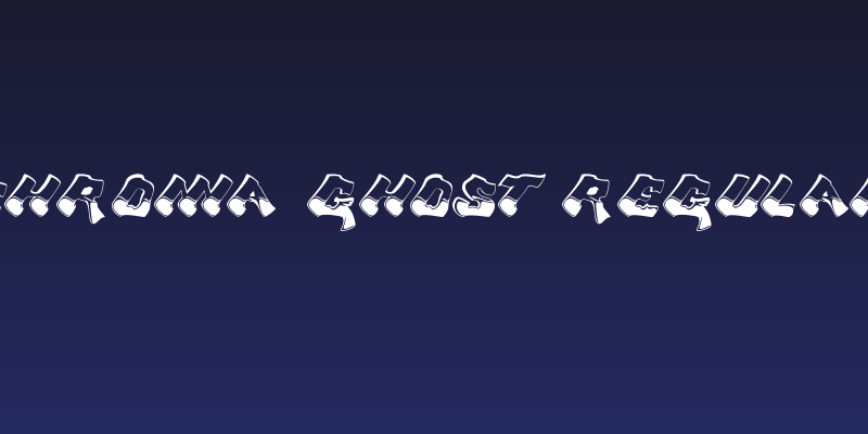 Chroma Ghost Regular Social Header