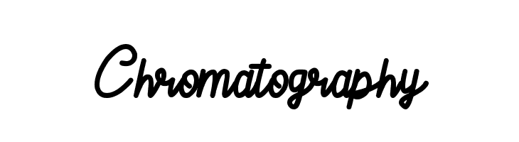 Chromatography  les polices de caractères gratuit tlcharger