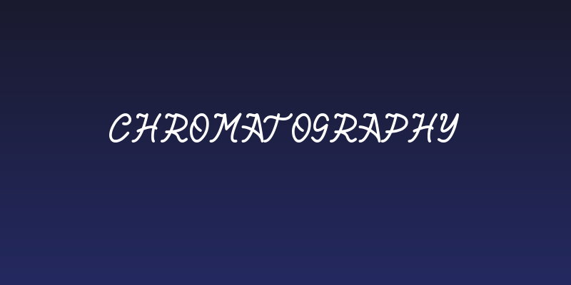 Chromatography Social Header