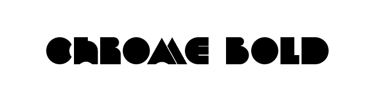 Chrome Bold  font caratteri gratis