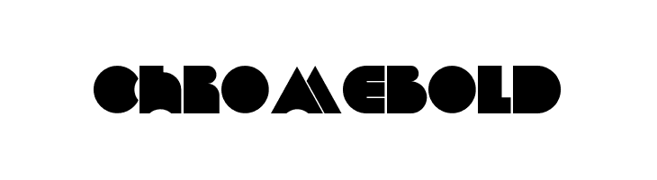 Chrome Bold  font caratteri gratis