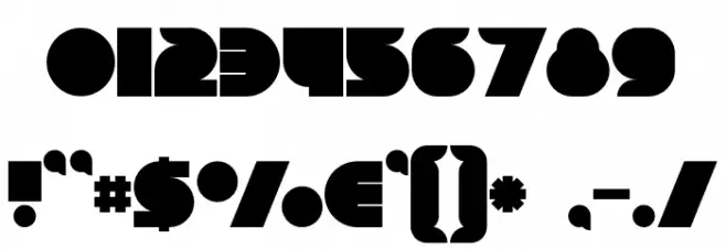 Chrome Bold Font OTHER CHARS