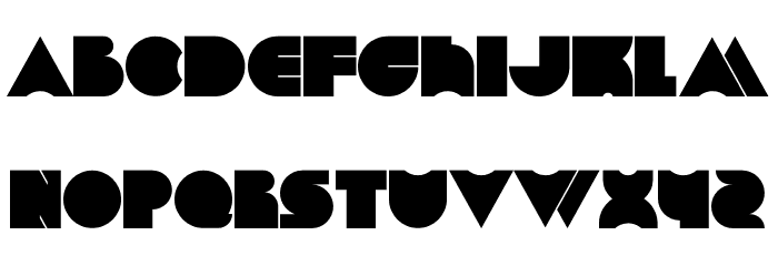 Chrome Bold Font LOWERCASE