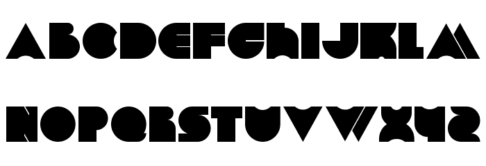 Chrome Bold Font LOWERCASE