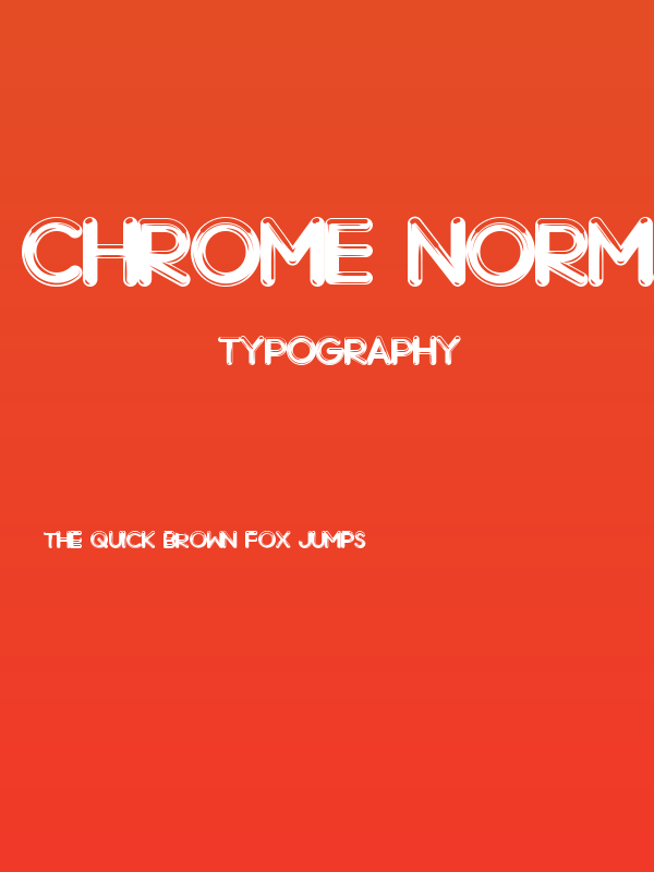 Chrome Normal Poster