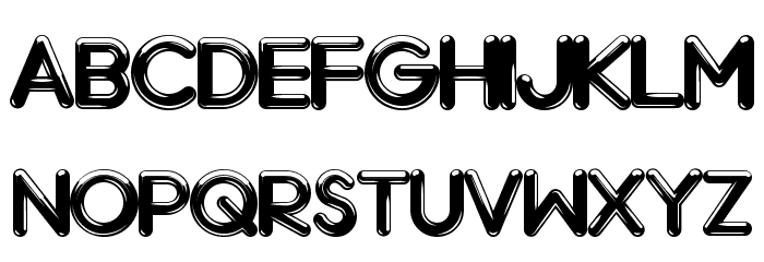 Chrome Normal Font LOWERCASE