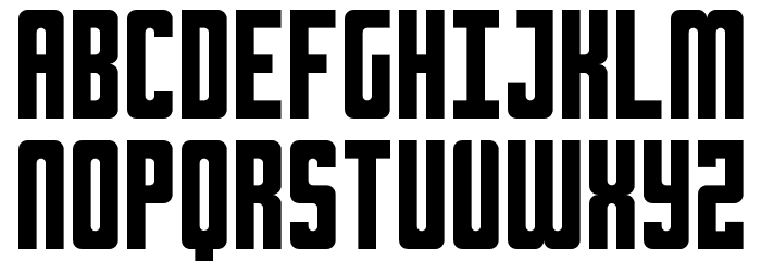 Chrome Regular Font LOWERCASE