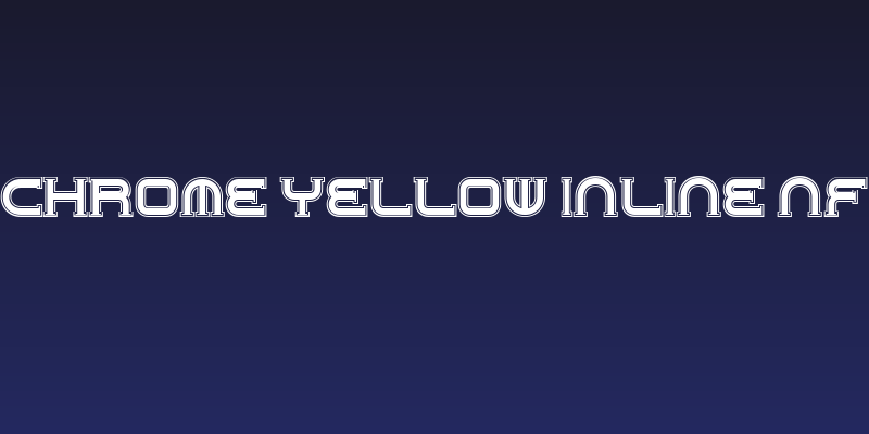 Chrome Yellow Inline NF Social Header