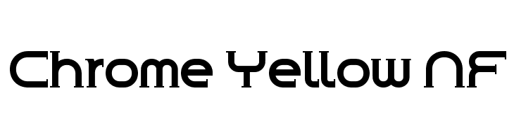 Chrome Yellow NF  नि: शुल्क फ़ॉन्ट्स डाउनलोड