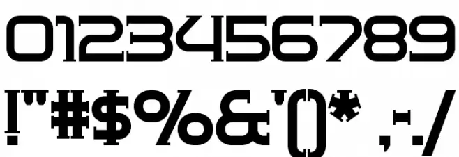 Chrome Yellow NF Font OTHER CHARS