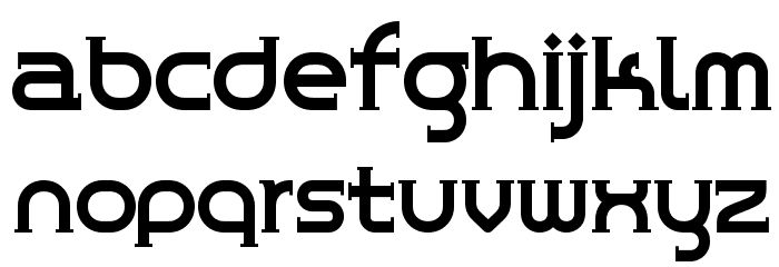 Chrome Yellow NF Font LOWERCASE