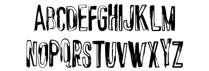 ChromeFancy Font LOWERCASE