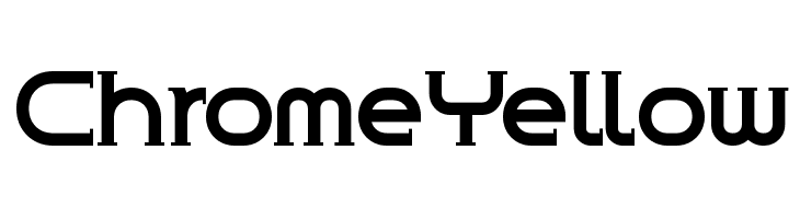 ChromeYellow  لخطوط تنزيل