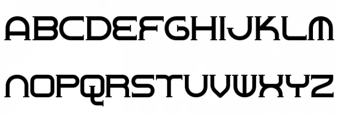 ChromeYellow Schriftart Groß