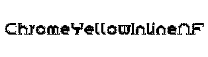 ChromeYellowInlineNF  Frei Schriftart Herunterladen