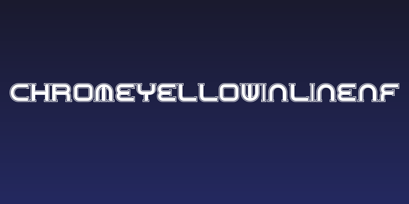 ChromeYellowInlineNF Social Header