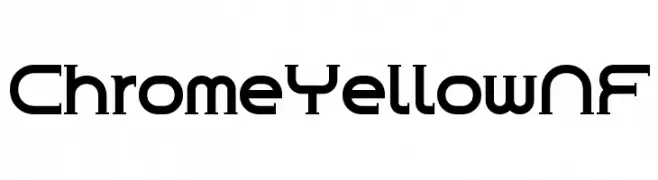 ChromeYellowNF  免费字体下载