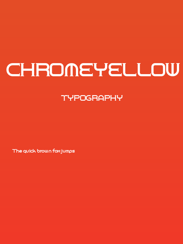 ChromeYellow Poster