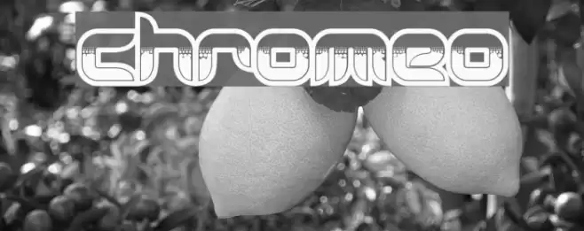 Chromeo Font examples