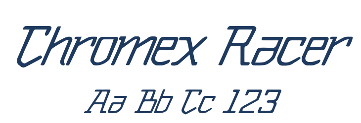 Chromex Racer Font Preview