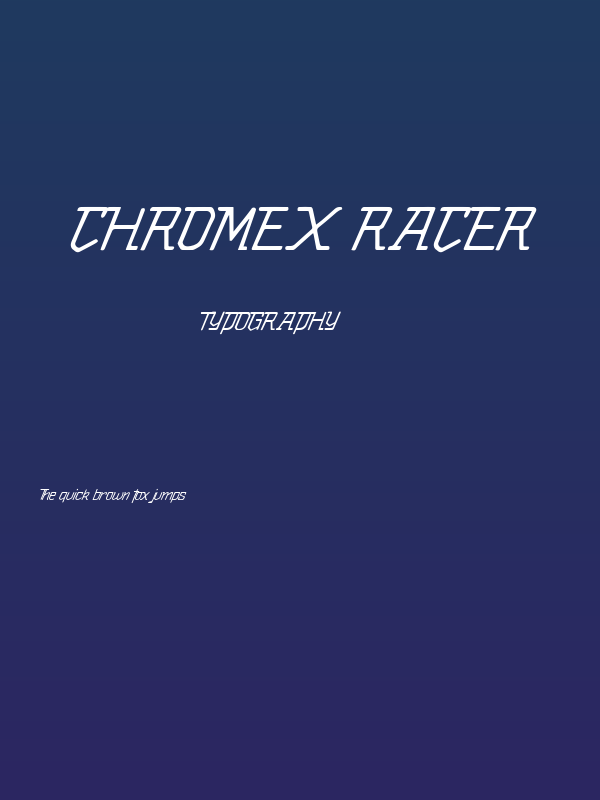 Chromex Racer Poster