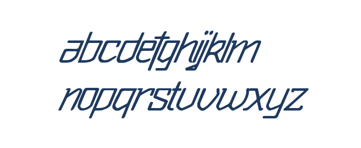 Chromex Racer Lowercase