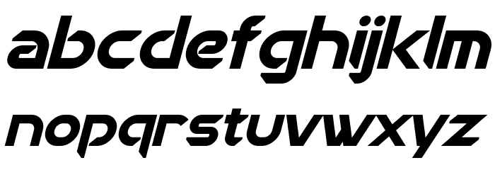 Chromia Bold Italic Fonte MINÚSCULAS