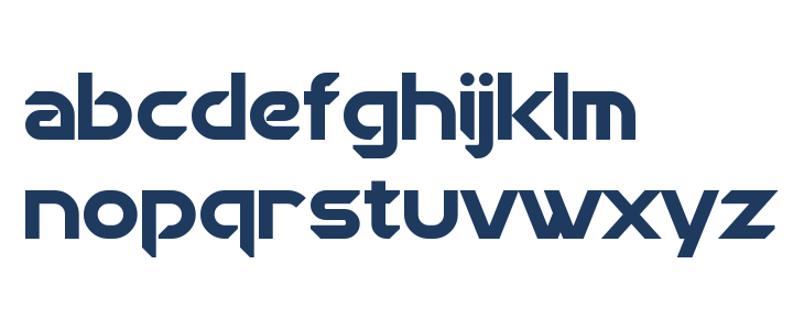 Chromia Bold Lowercase