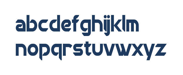 Chromia Condensed Bold Lowercase