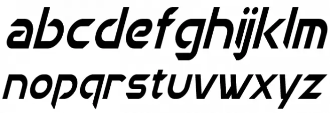 Chromia Condensed Italic Fuentes MINÚSCULAS