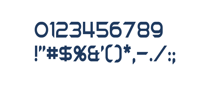 Chromia Condensed Other Characters