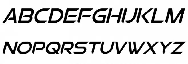 Chromia Italic Fonte MAIÚSCULAS